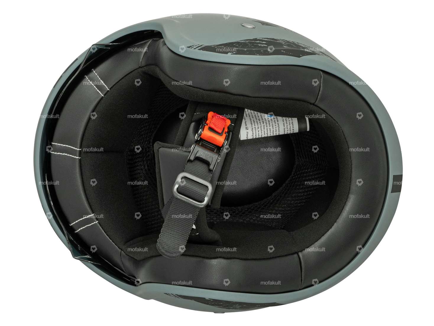 IXS jet helmet Engine gray / black matt (XS) Carousel Image 4