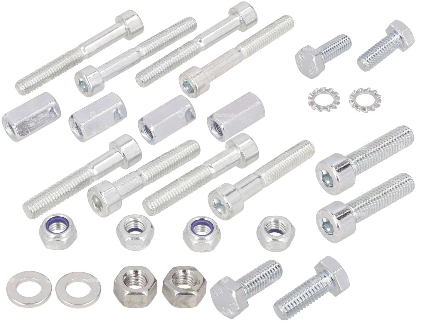 swiing® revival Schrauben-Set EBR Gabel «Staco» & «Jumpy» verzinkt | Pony GTX, Cross 521 Carousel Image 1