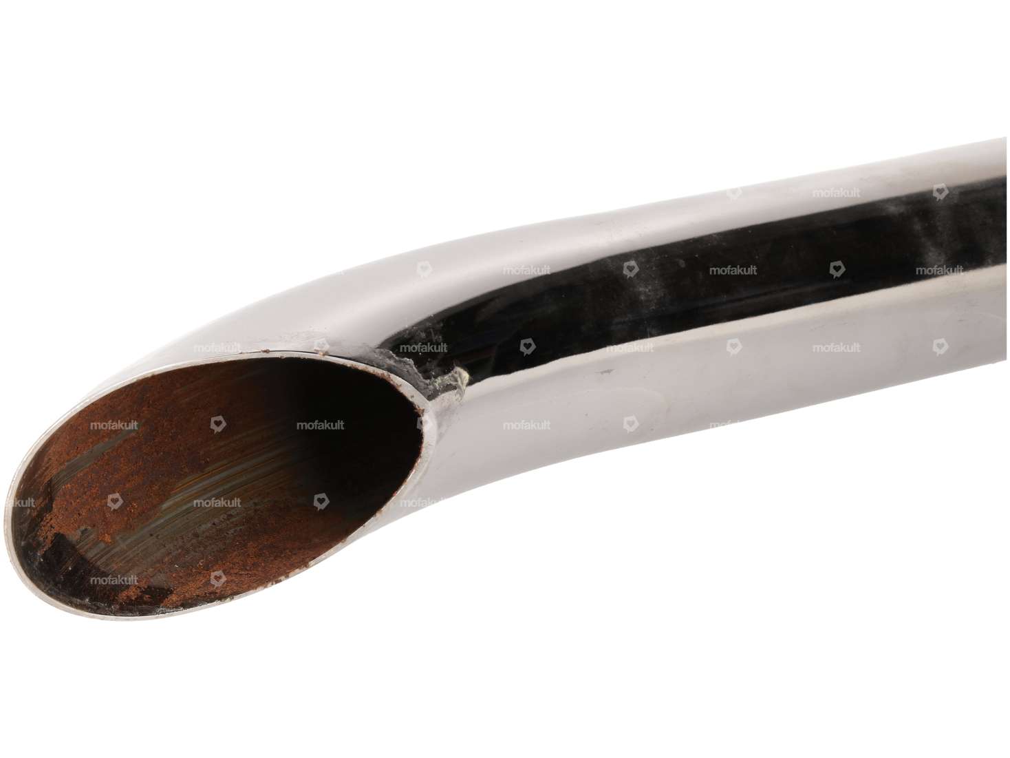 Sidepipe silencer Ø 28 / 60 mm chrome (B-quality) Carousel Image 3