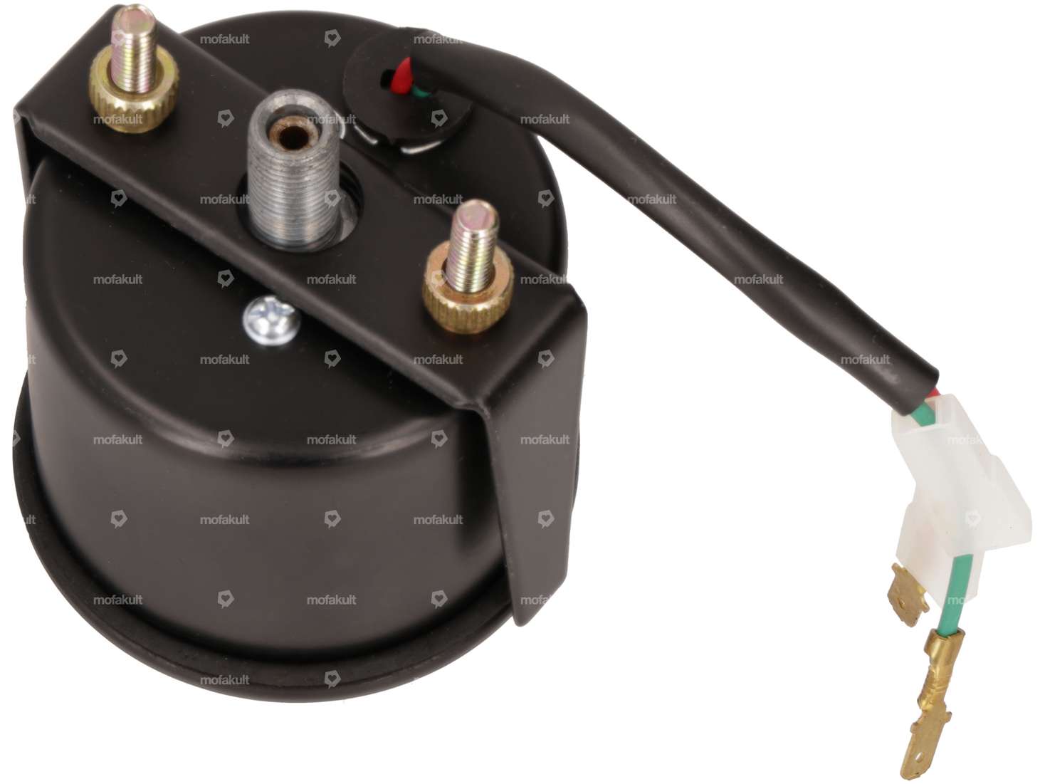 Tacho 80 km/h Ø 60 mm beleuchtet (weisses Ziffernblatt) Carousel Image 2