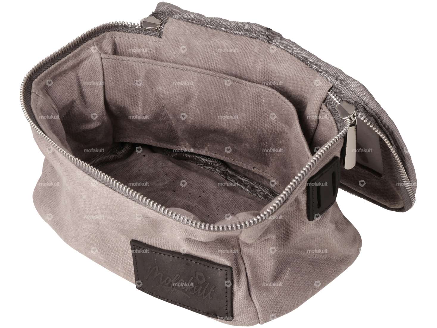 mk-Merch Lenkertasche «Vintage» grau Carousel Image 3
