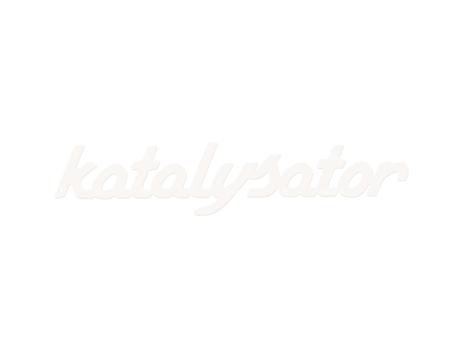 Sticker "catalytic converter" white Carousel Image 1