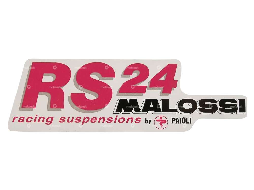 Aufkleber «RS24 Malossi» 14 x 4.5 cm Carousel Image 1