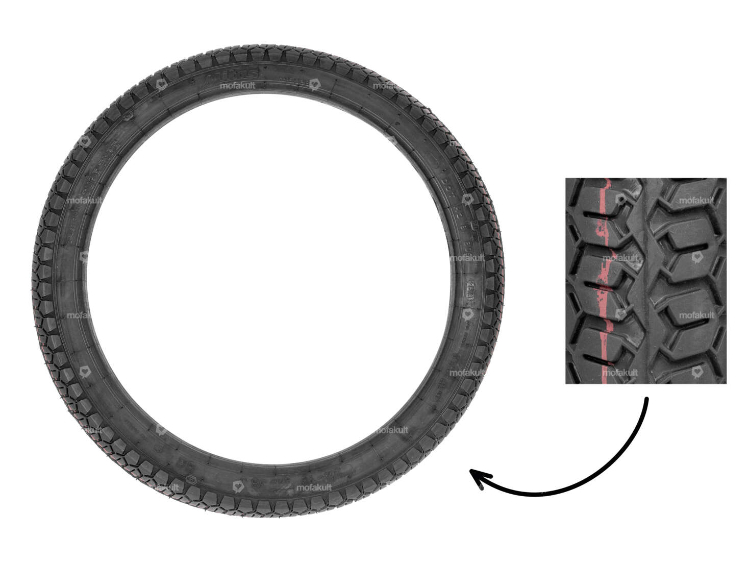 Mitas 2.25 x 16" tires B8 Allround Carousel Image 1