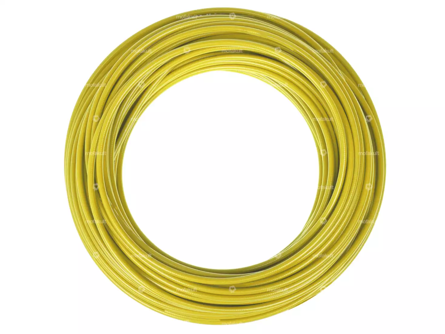 Alligator cable sheath Ø 5 mm yellow (30 meter roll) PTFE inner sheath ...