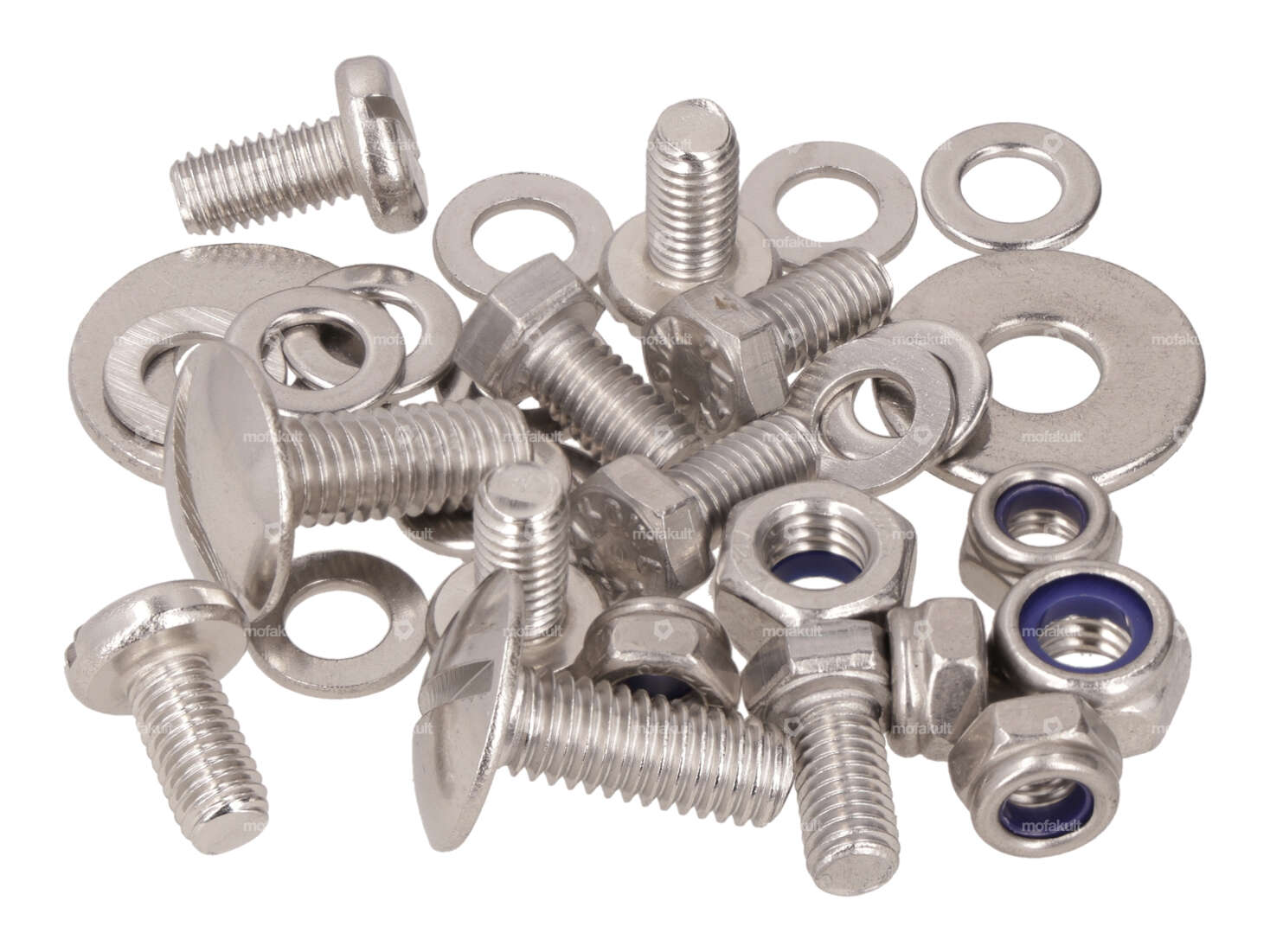 swiing® revival screw set front fender Inox | Puch Maxi S, N Carousel Image 1