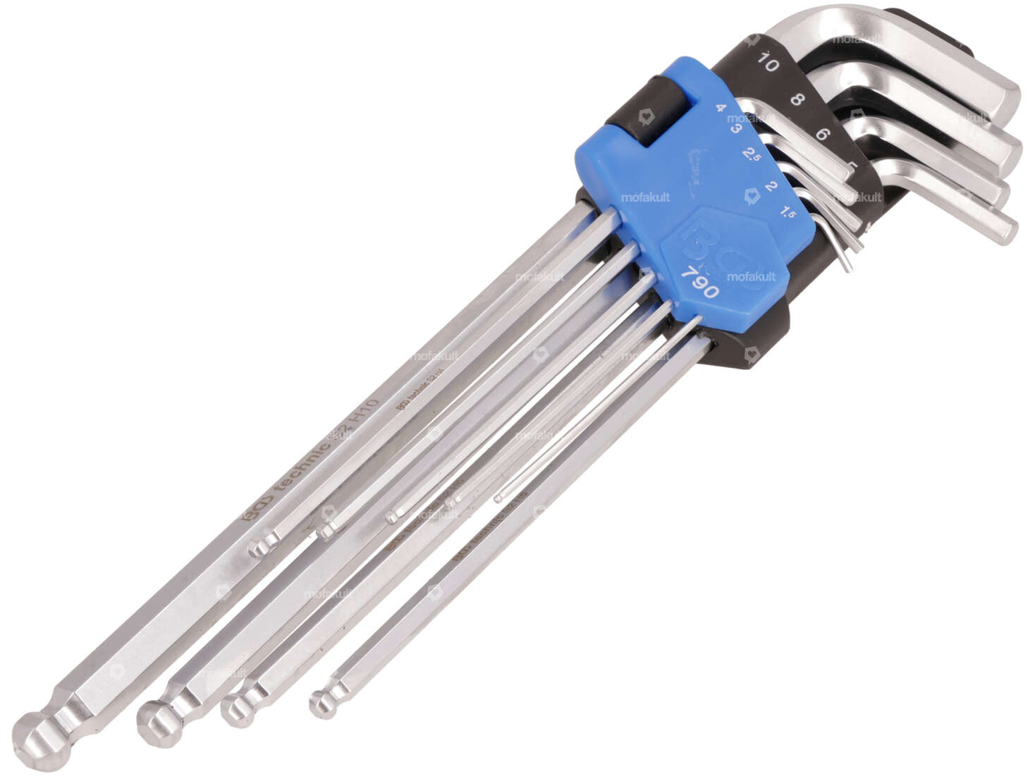BGS Hex key set (hexagon socket) extra long Carousel Image 1
