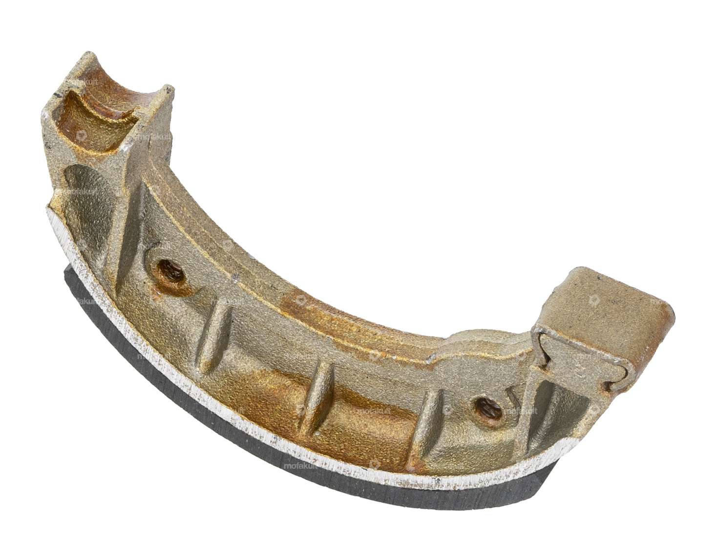 NewFren brake shoes Ø 105 x 20 cast wheel front | Piaggio Ciao, SI, Bravo Carousel Image 3