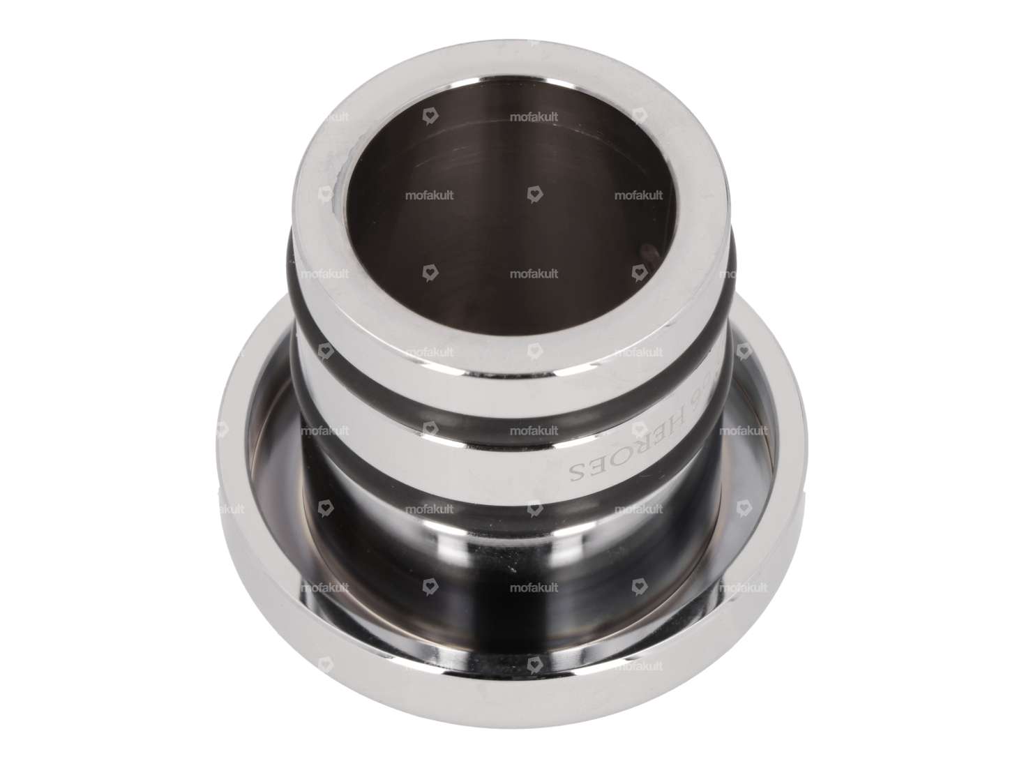 66HEROES Tankdeckel Alu Chrom | Piaggio Ciao, Bravo Carousel Image 2