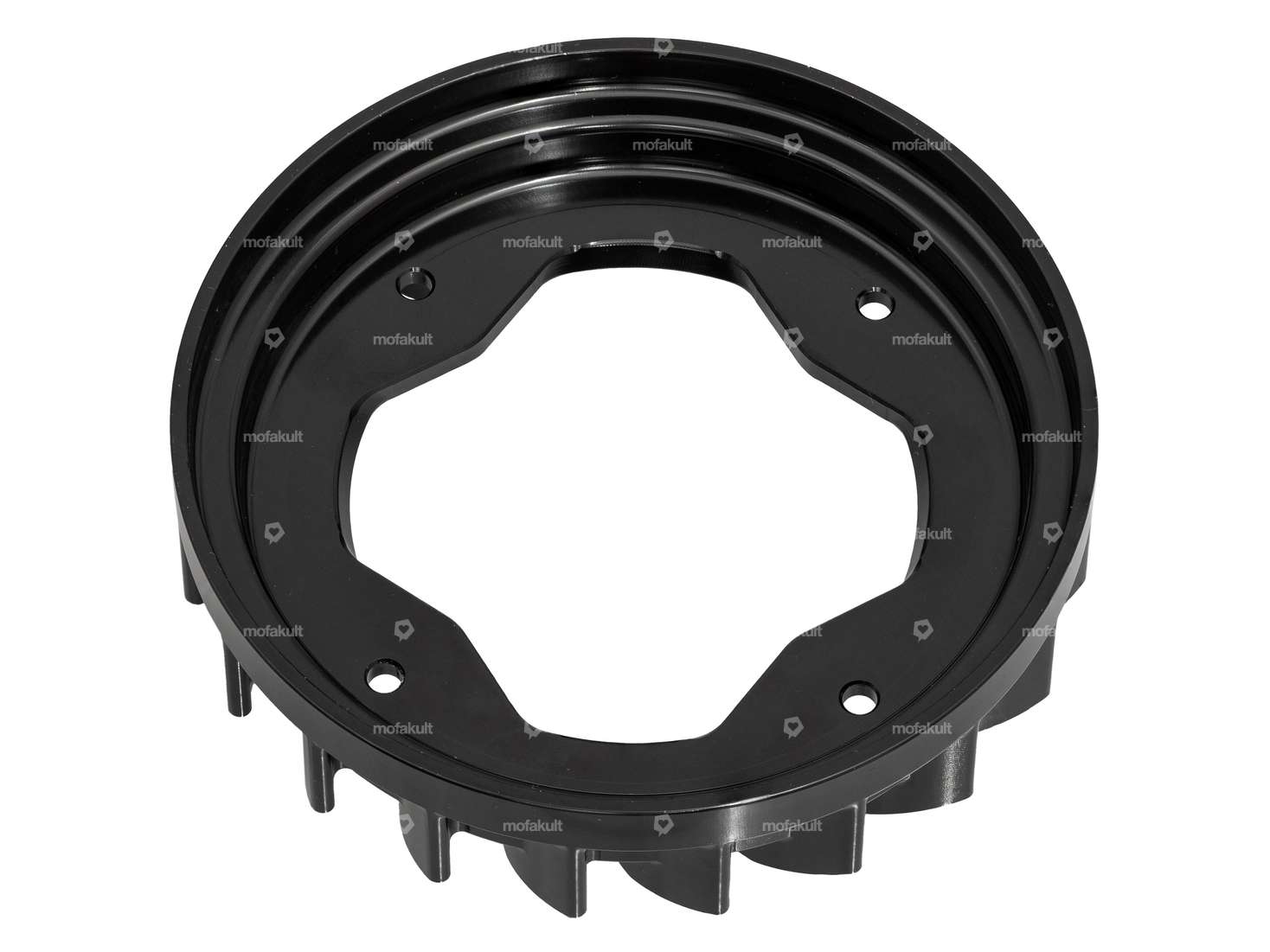 Fan wheel aluminum CNC black | Minarelli V1 (108) Carousel Image 2