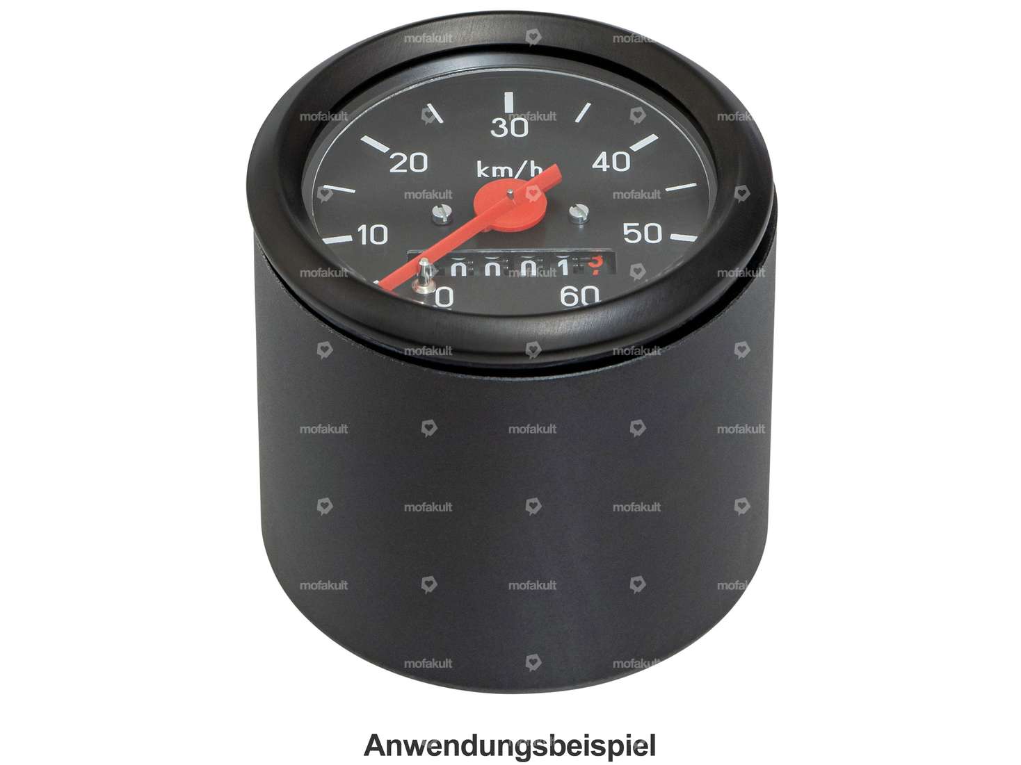 66HEROES Tachobecher Ø 60 mm schwarz eloxiert Carousel Image 3