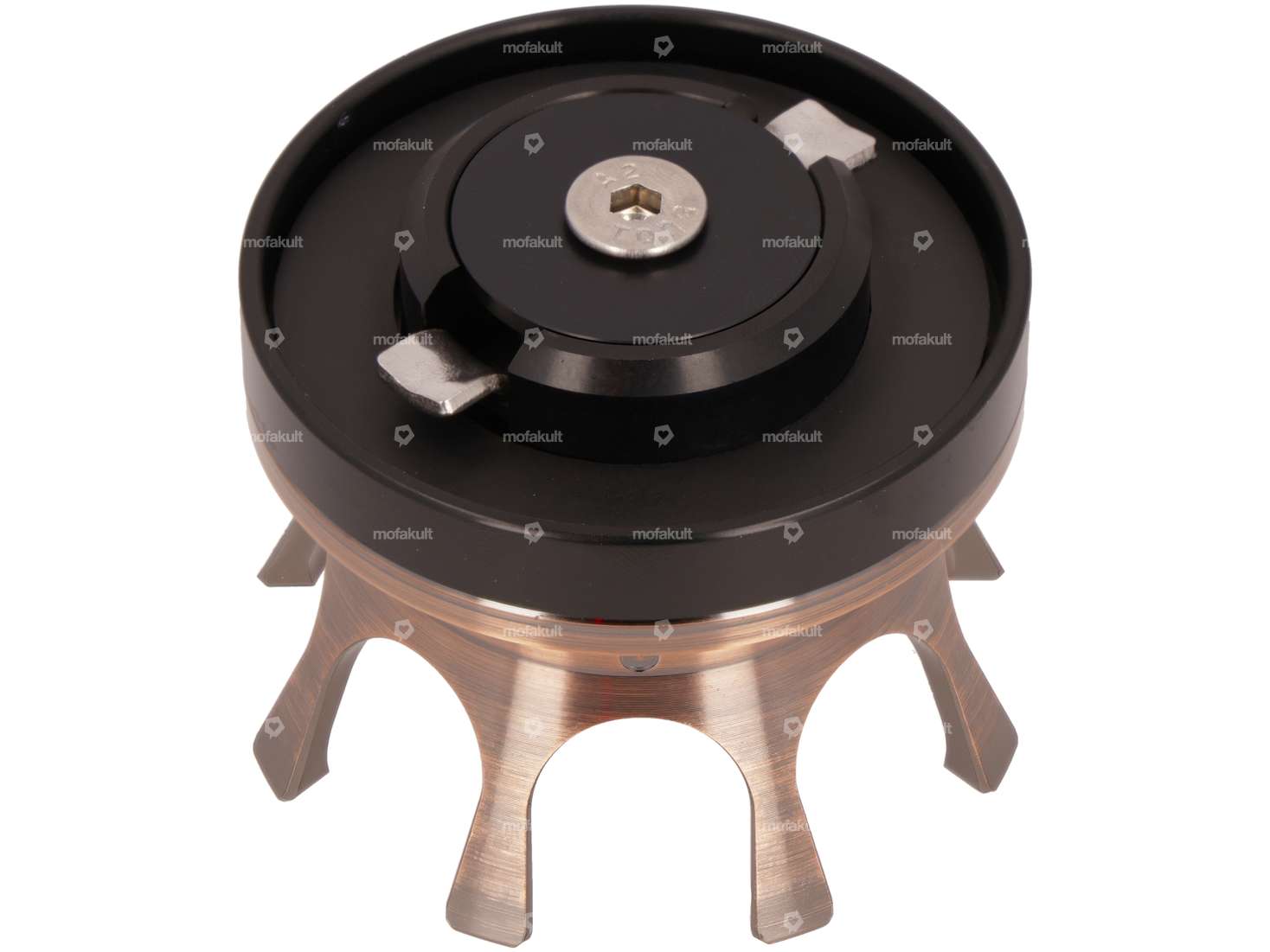 66HEROES Tankdeckel Kupfer 40 mm Bajonett «Crown» Carousel Image 2