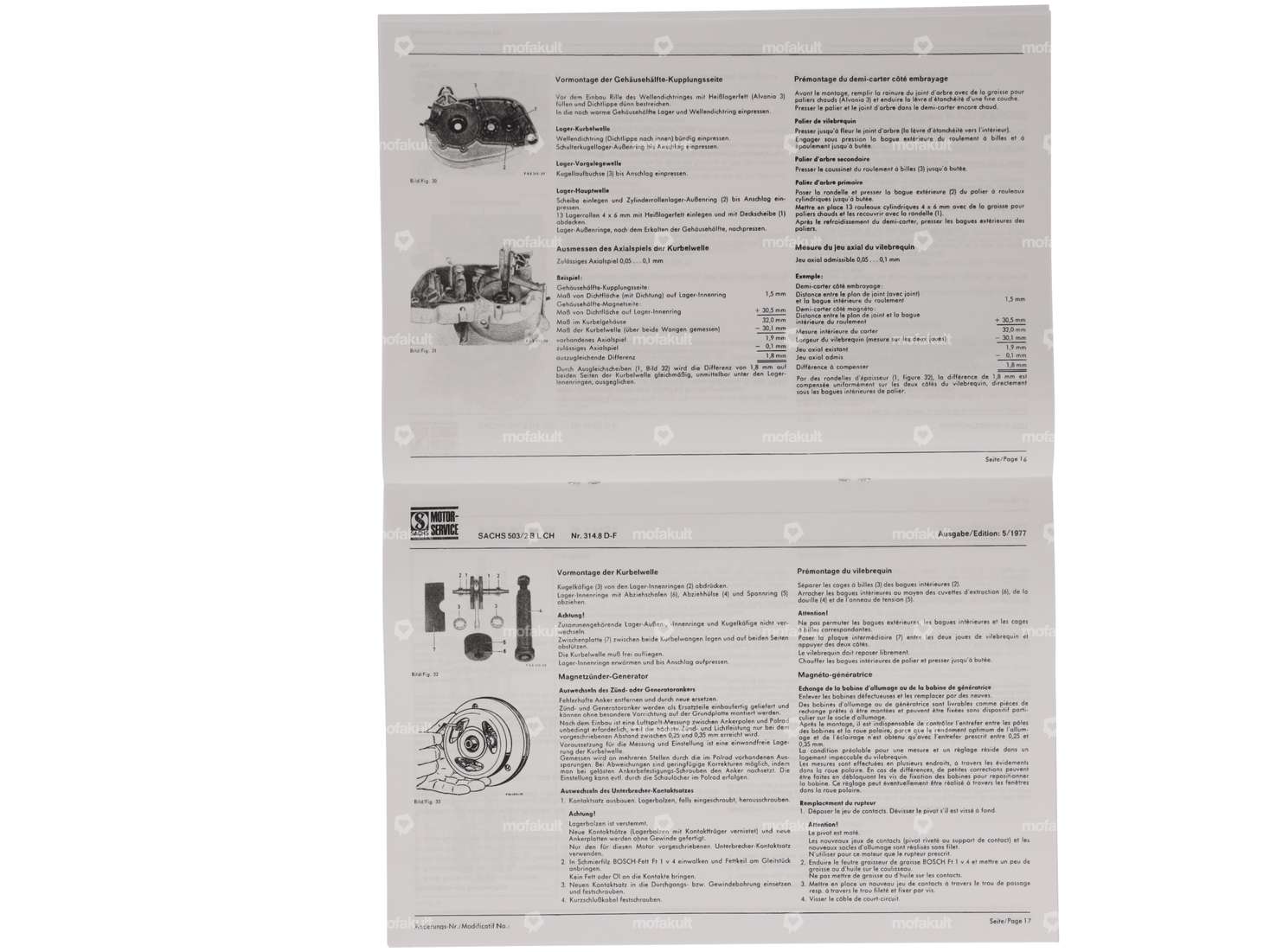 Reparaturanleitung 314.8 D-F | Sachs 503/2 B L CH Carousel Image 3