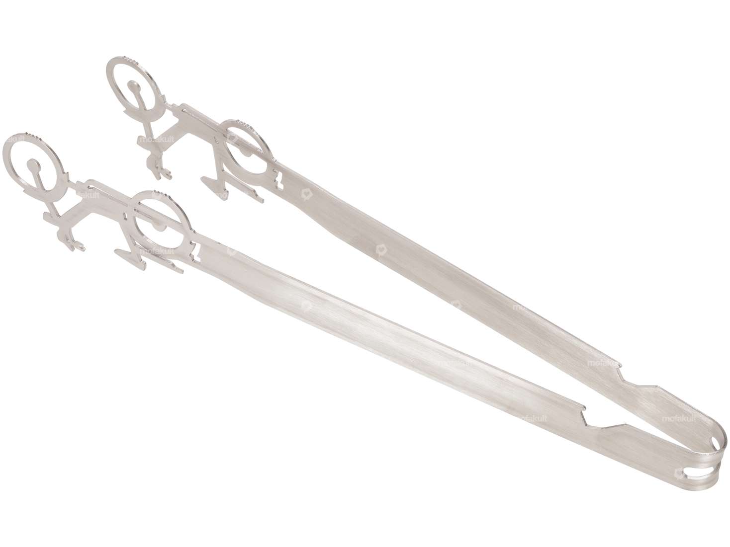 Grillzange «Mofa» Inox Carousel Image 2