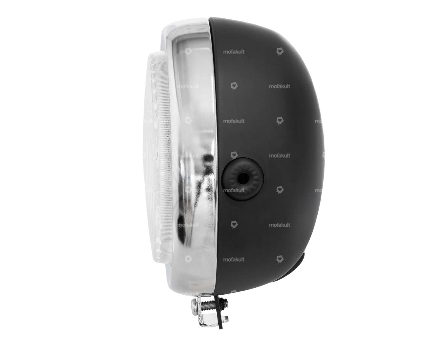 Spotlight round Ø 13 cm chrome / black Carousel Image 2