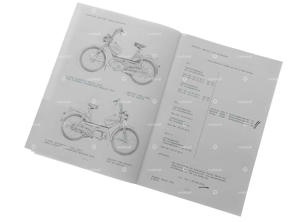 Ersatzteilkatalog | Puch Allegro GS1, GS2, GS2G Carousel Image 2