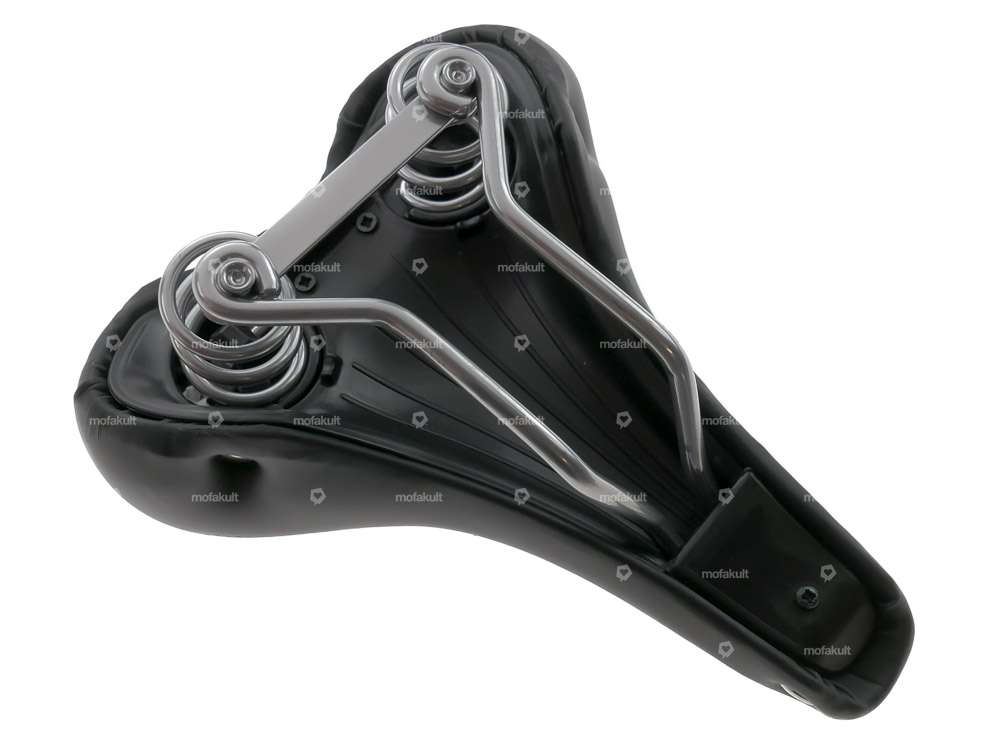 Sattel Comfort Tonnenfedern schwarz Carousel Image 4