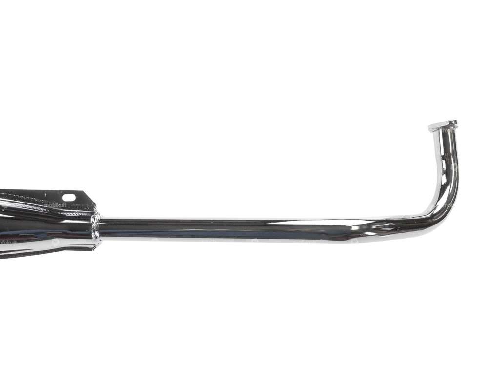 Auspuff 22 mm gerader Auslass Chrom | Tomos Carousel Image 2