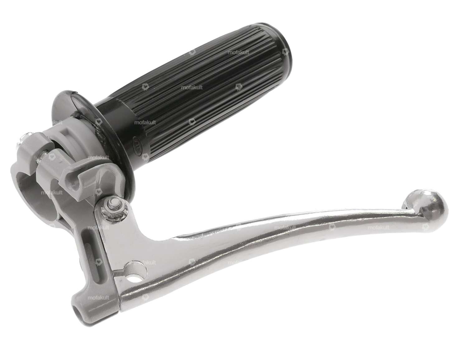 Gasdrehgriff Oldschool grau Carousel Image 3