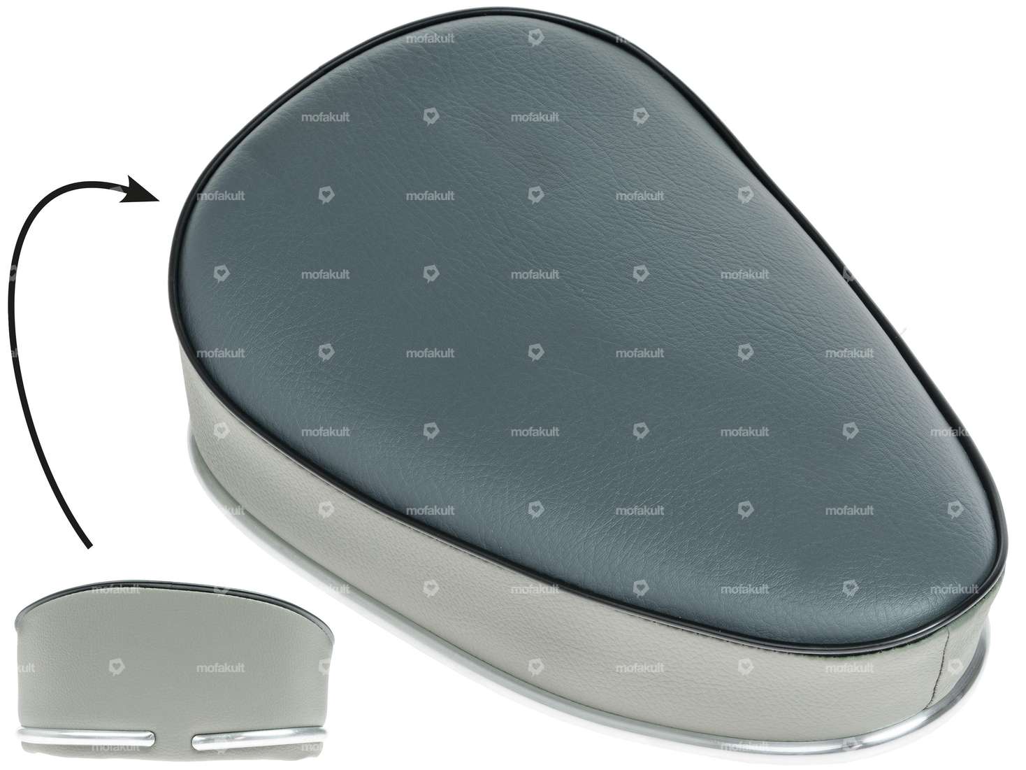 Sitzbänkli grau/dunkelgrau Carousel Image 1