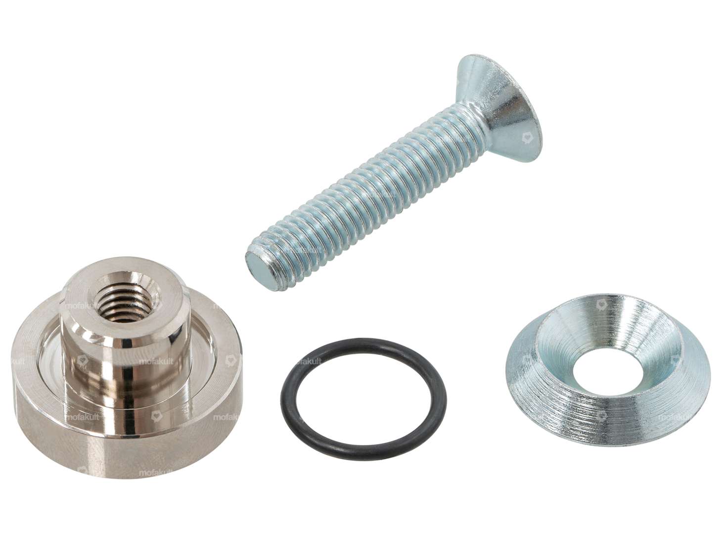 66HEROES Verschlusskappe Kickstarterwelle «Puch» vernickelt | Puch Z50 Carousel Image 3