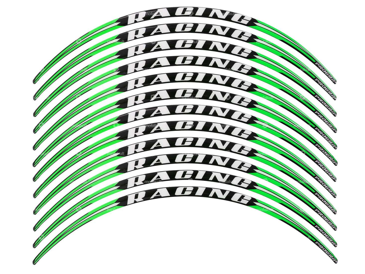 ProGrip Sticker Felgen Racing grün Carousel Image 1