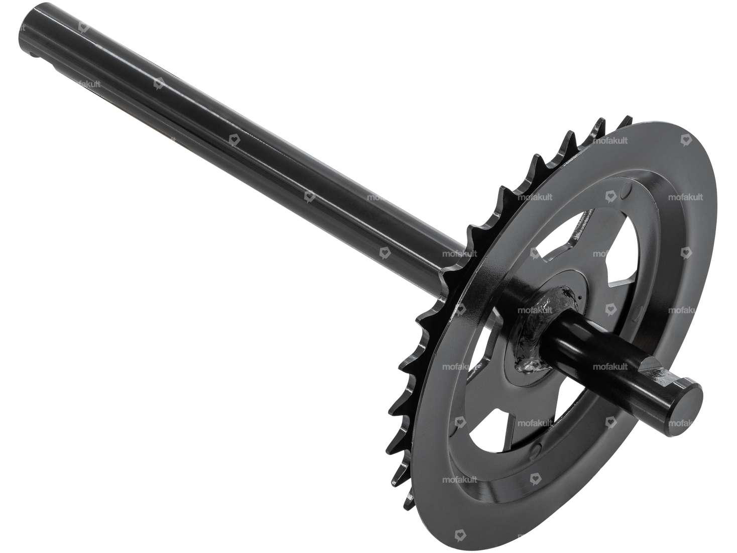 GPO Tretachse 28 Z. Keilnut schwarz | Piaggio Ciao Carousel Image 1