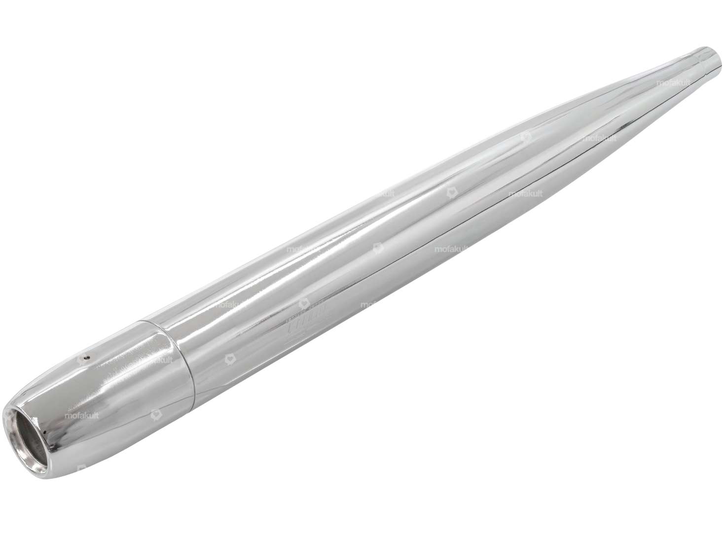 Bullet cigar Ø 28 / 70 mm chrome (reso exhaust) Carousel Image 1
