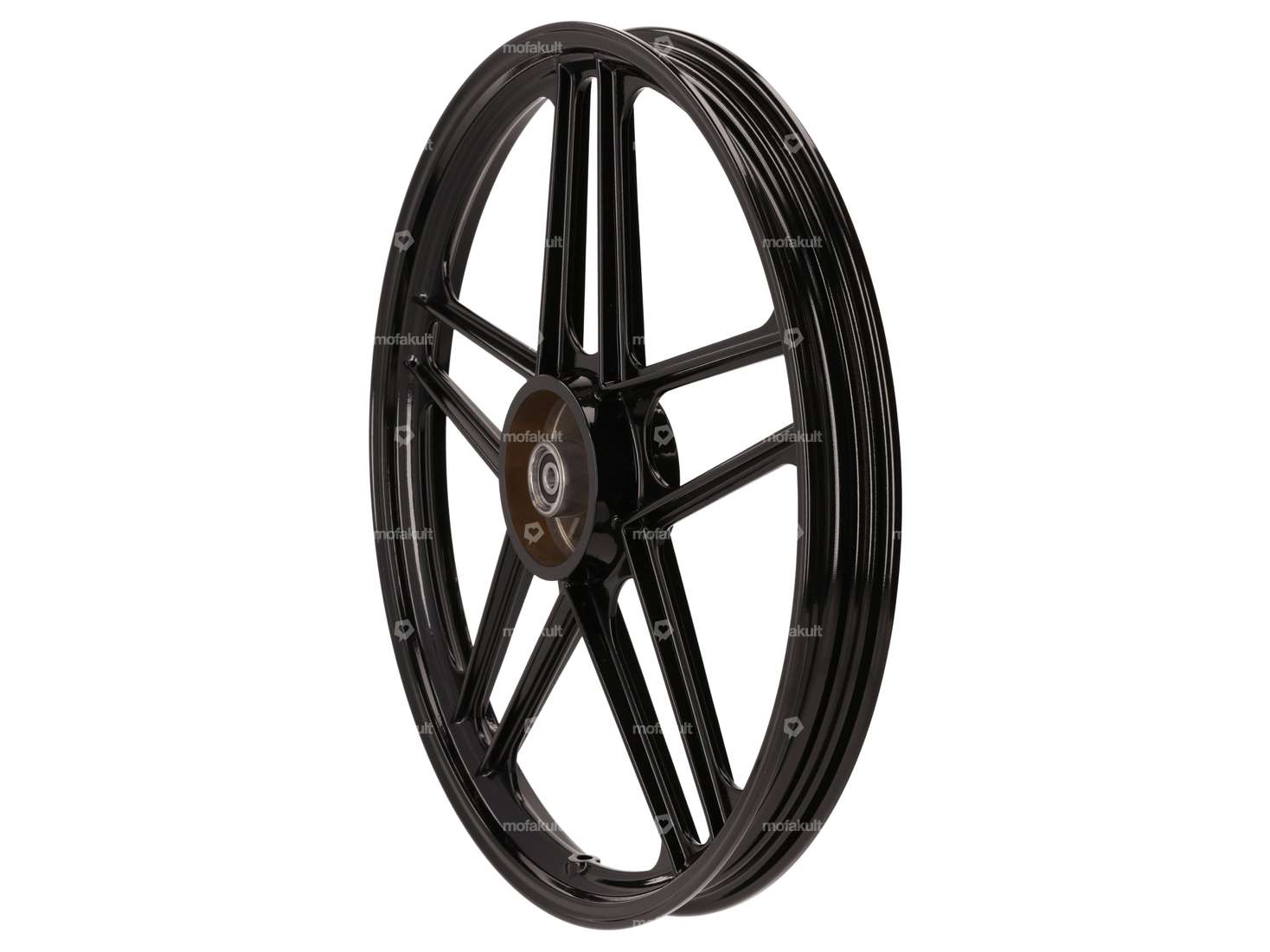 Wheel 17" front (5 spoke) aluminum black | Honda Camino Carousel Image 1