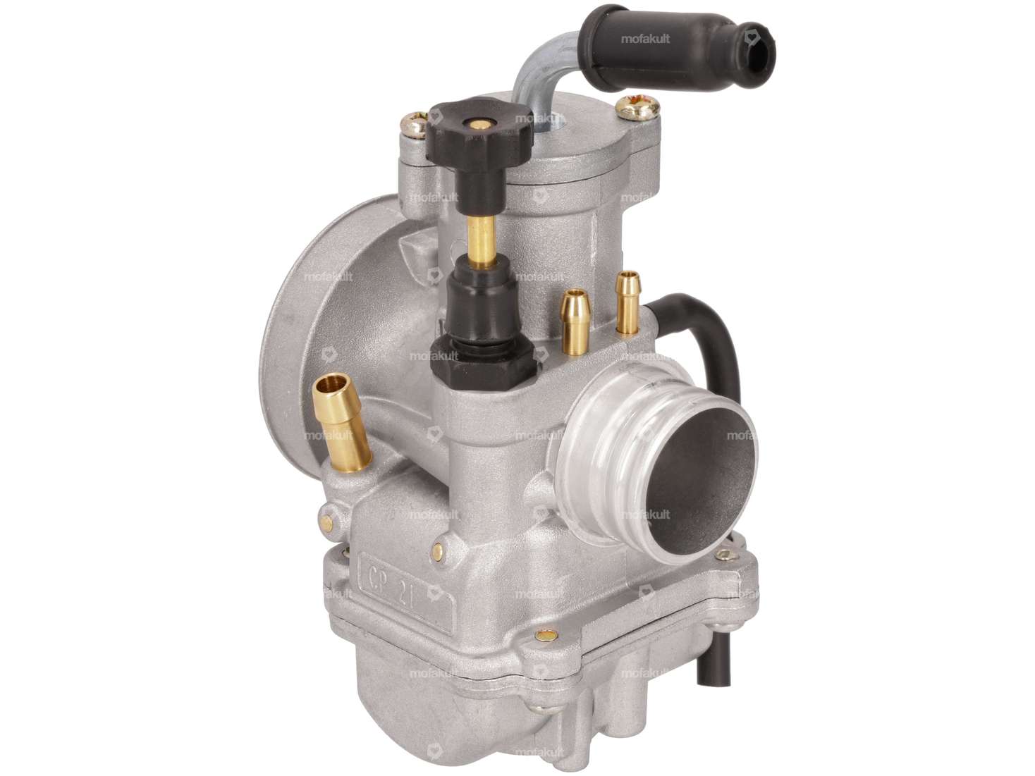 Polini CP 21 mm Vergaser & Luftfilter (Handchoke) | Piaggio Ciao, SI, Bravo, Boxer Carousel Image 2