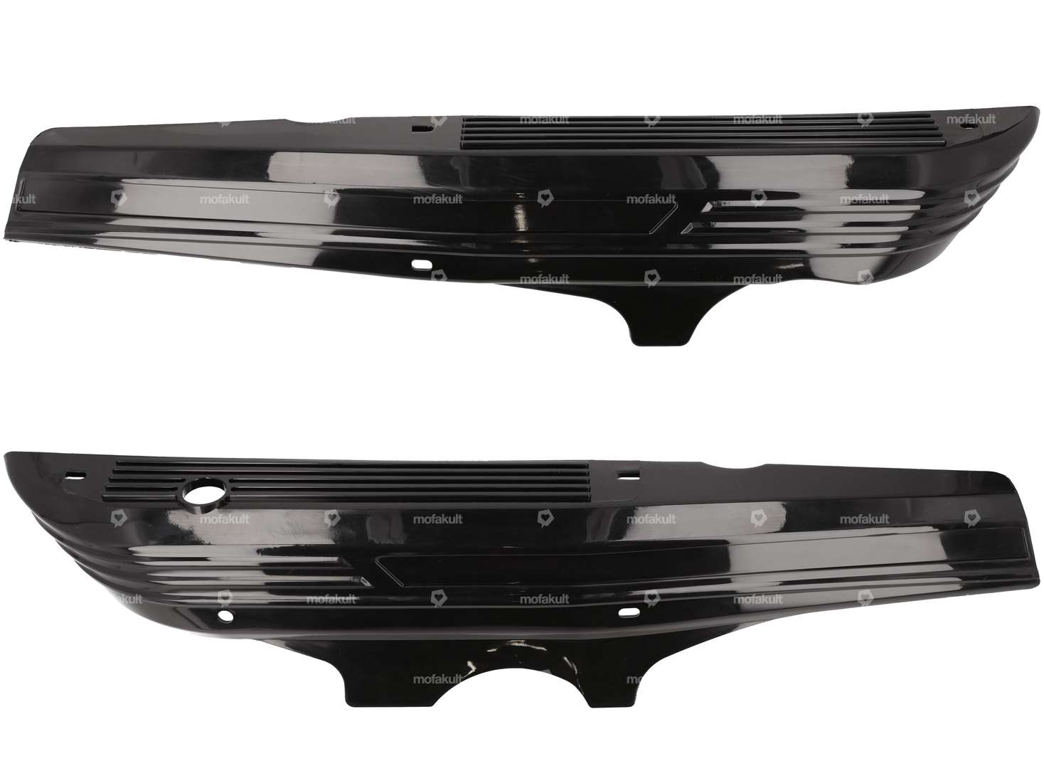 Side protectors glossy black (1A quality) | Hercules Prima, Optima Carousel Image 1