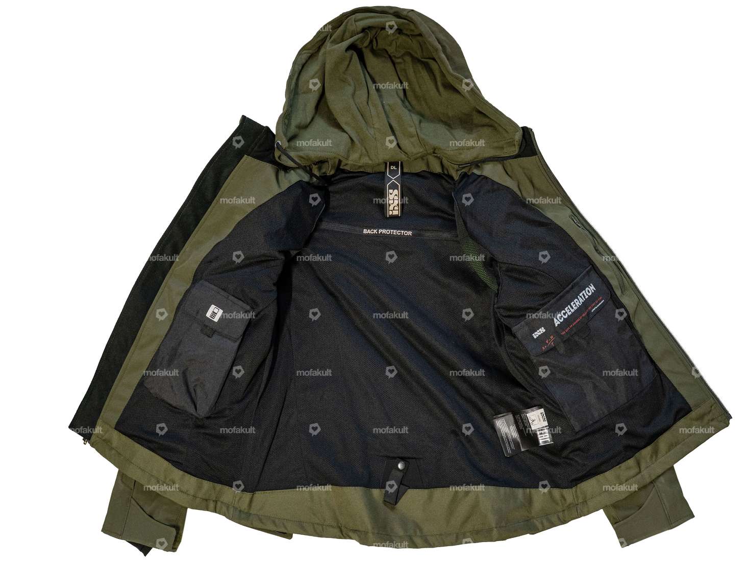 IXS Jacke «Jagdfieber» mit Protektoren Ladies olive (M - XL) Carousel Image 3