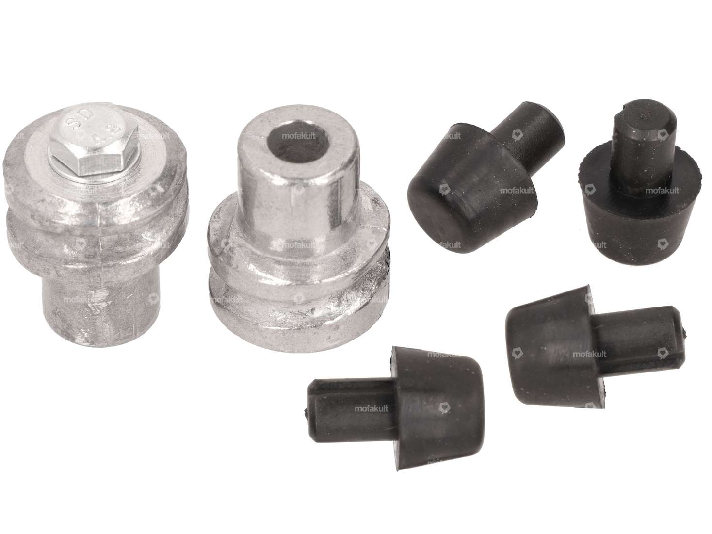 Federhalter-Set inkl. Anschlagsgummis Schwingarm (Ø 28 mm Feder) | Piaggio Ciao Carousel Image 1