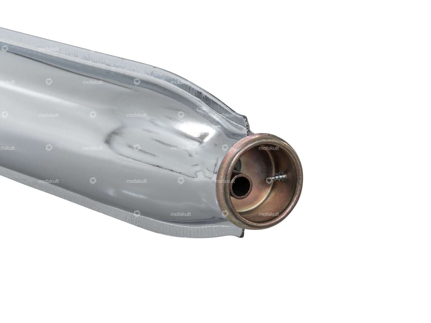 Auspuff 25 mm gerader Auslass Chrom | Tomos A3 Carousel Image 3