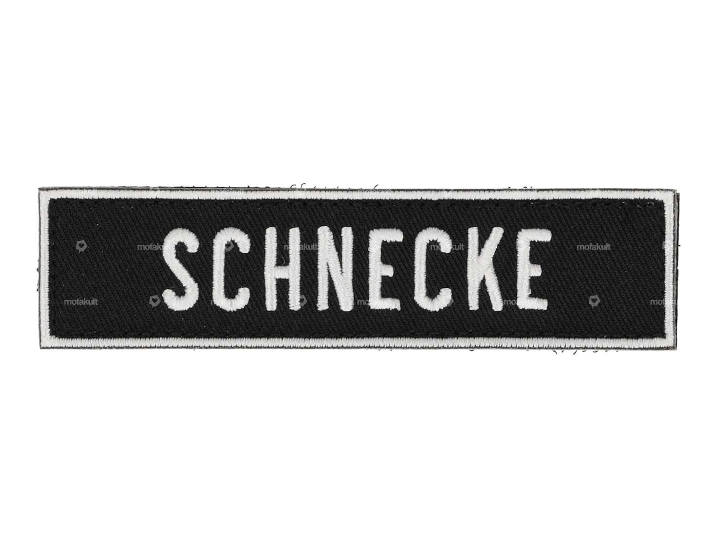mk-Merch Klettt-Patch «SCHNECKE» 100 x 25 mm Carousel Image 1