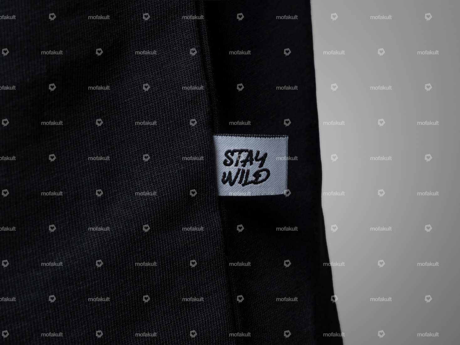 KULTWEAR "Tagger" Oversized T-Shirt, Black Carousel Image 5