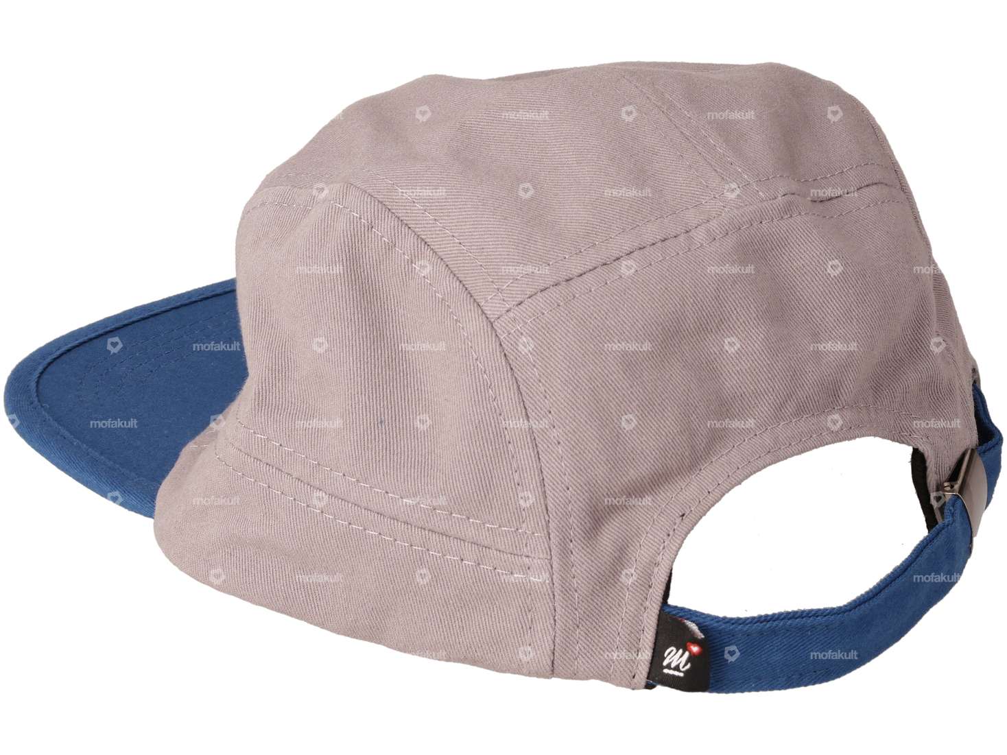 mk-Merch Cap «mofakult» grau / blau Carousel Image 2