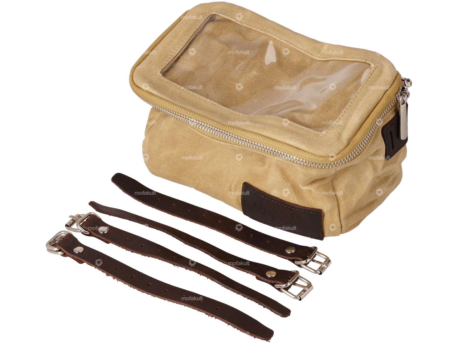 mk-Merch Lenkertasche «Vintage» braun Carousel Image 1