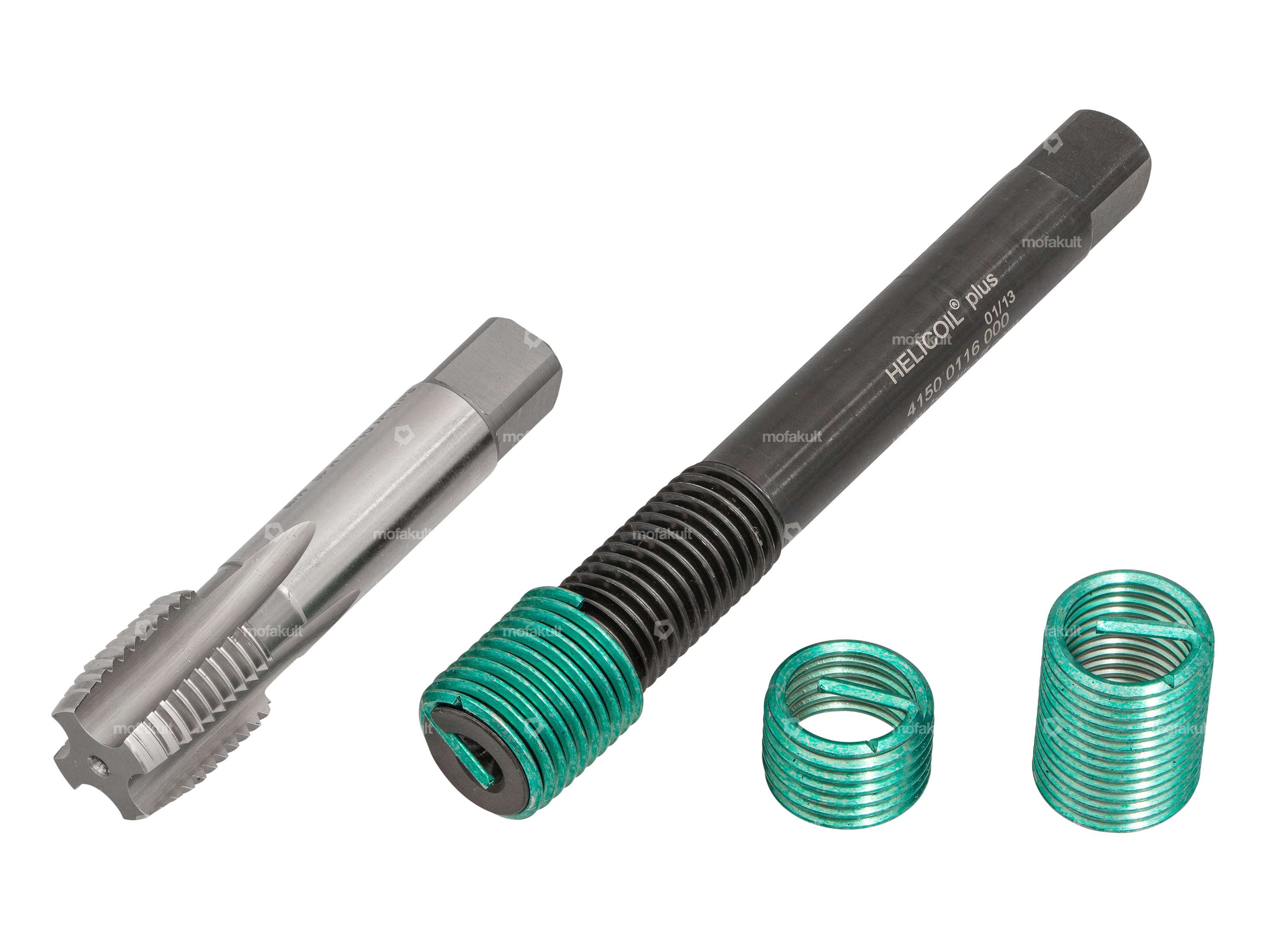 BOUACOUA Gewindereparatur-Set M2.5x0.45 – 30 Stück Helicoil-Einsätze Aus 304 Edelstahl, 1,5D Länge