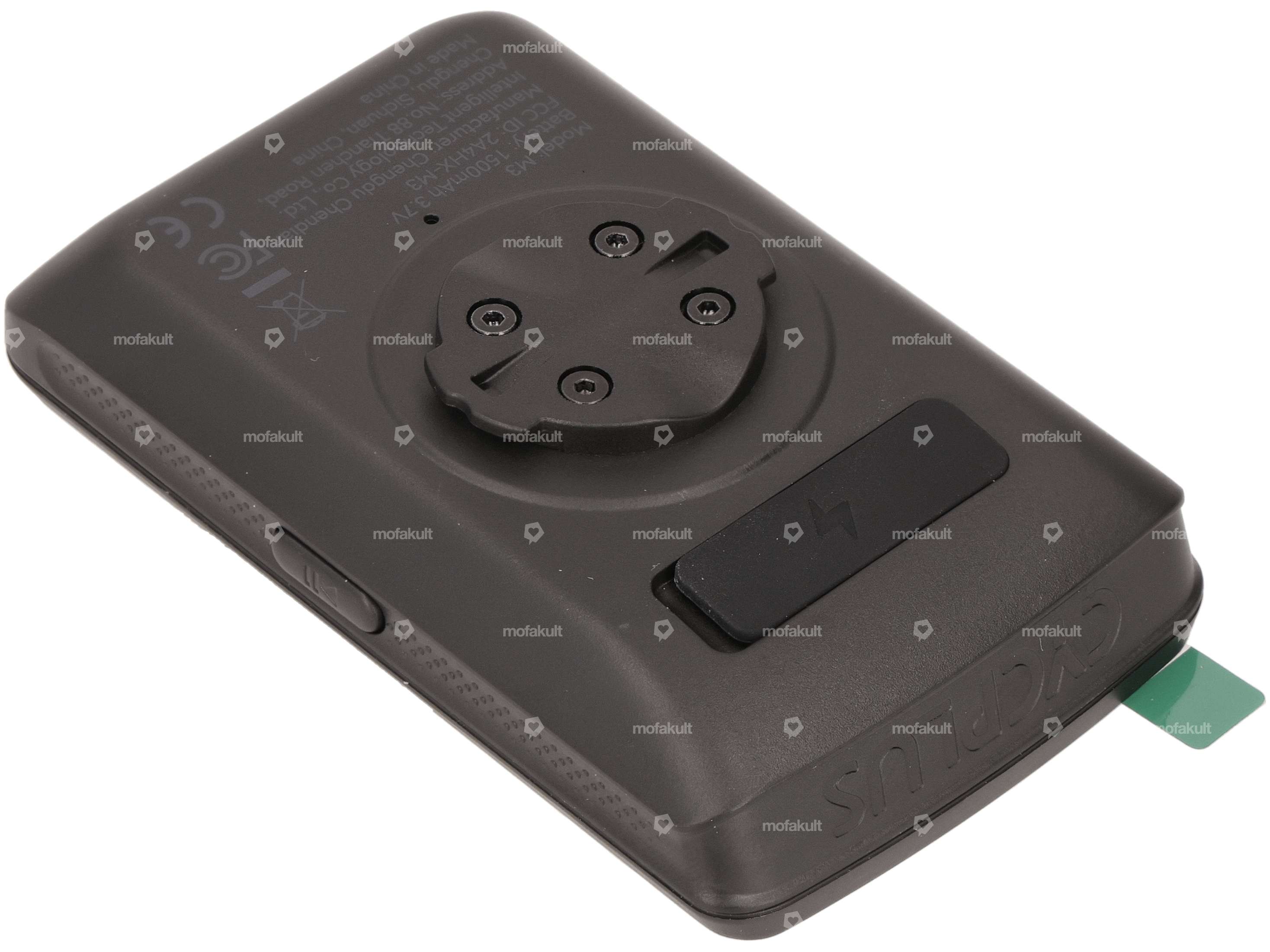 GPS speedometer computer rectangular black | mofakult