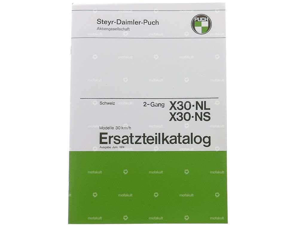 Ersatzteilkatalog | Puch X30 NS / NL (CH) | mofakult
