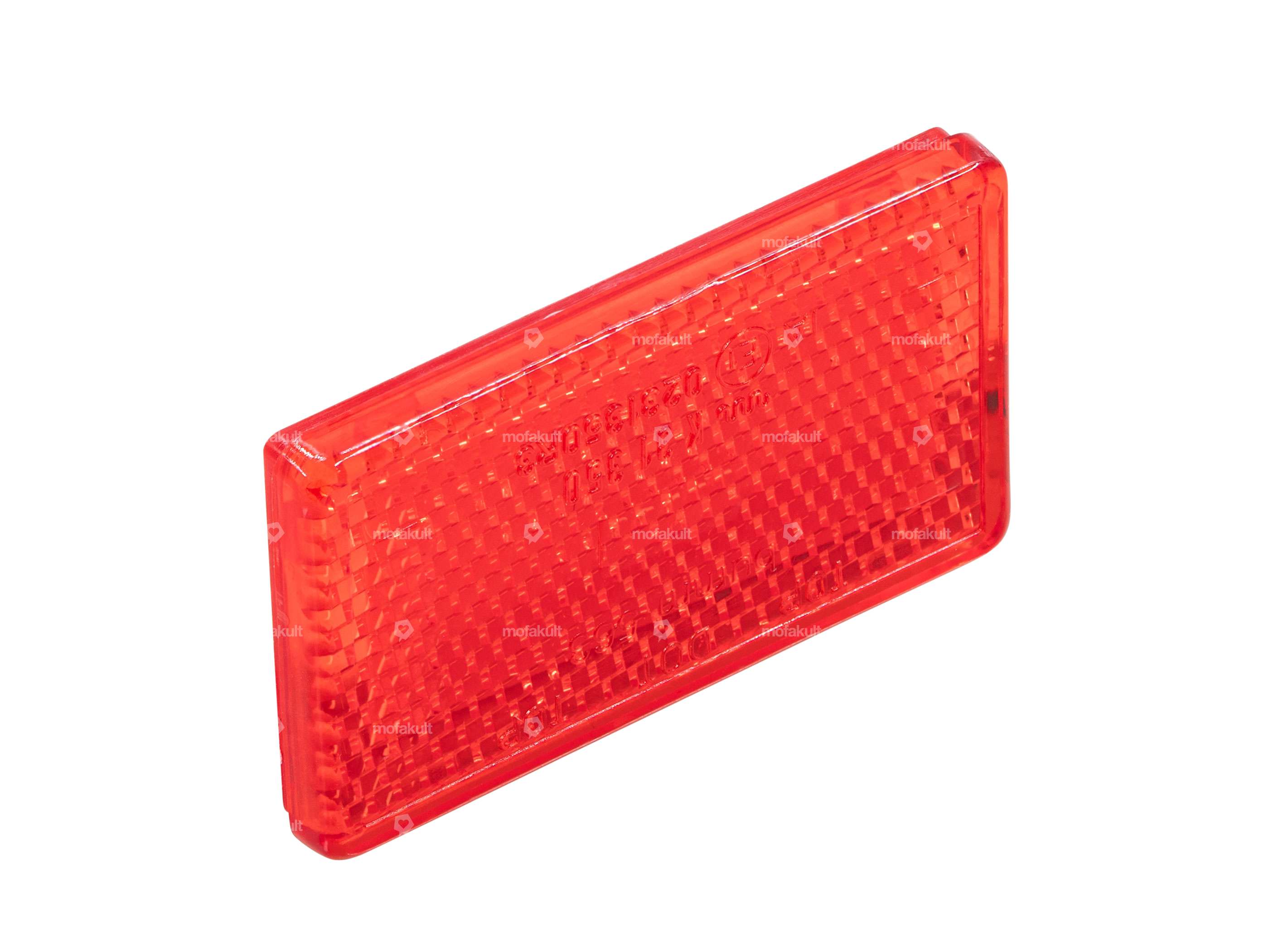 ABSOPRO 12 Stück Reflektoren Für Motorrad & Fahrrad - Selbstklebend, Orange, 94x22x10 Mm