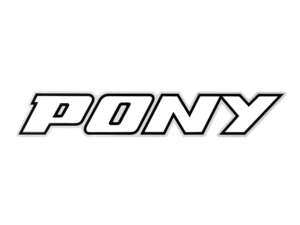 swiing® revival Aufkleber «PONY» 70 x 13 mm | Pony GTX swiing® revival Aufkleber «PONY» 70 x 13 mm | Pony GTX