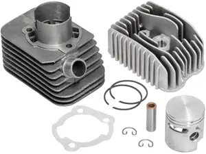 Polini 43 mm cylinder kit incl. head 12 mm KoBo | Piaggio Ciao, Bravo, Boxer Polini 43 mm cylinder kit incl. head 12 mm KoBo | Piaggio Ciao, Bravo, Boxer