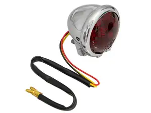 66HEROES rear light "Minnesota" chrome red lens 66HEROES rear light "Minnesota" chrome red lens
