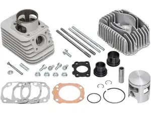 Malossi 47 mm cylinder kit BIG DEPS 4 MHR incl. head 12 mm KoBo | Piaggio Ciao, SI, Bravo, Boxer Malossi 47 mm cylinder kit BIG DEPS 4 MHR incl. head 12 mm KoBo | Piaggio Ciao, SI, Bravo, Boxer