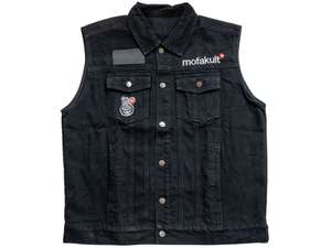 mk-Merch Jeansweste schwarz (S - XXL) mk-Merch Jeansweste schwarz (S - XXL)