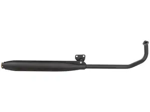 Auspuff 25 mm schräger Auslass schwarz | Tomos Auspuff 25 mm schräger Auslass schwarz | Tomos