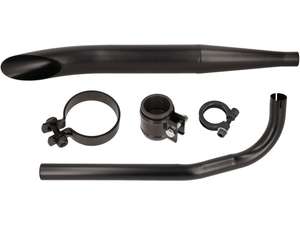 Auspuff-Set Sidepipe Ø 28 / 60 mm schwarz | Sachs 503 Auspuff-Set Sidepipe Ø 28 / 60 mm schwarz | Sachs 503