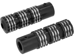 GPO footrests aluminum black anodized GPO footrests aluminum black anodized